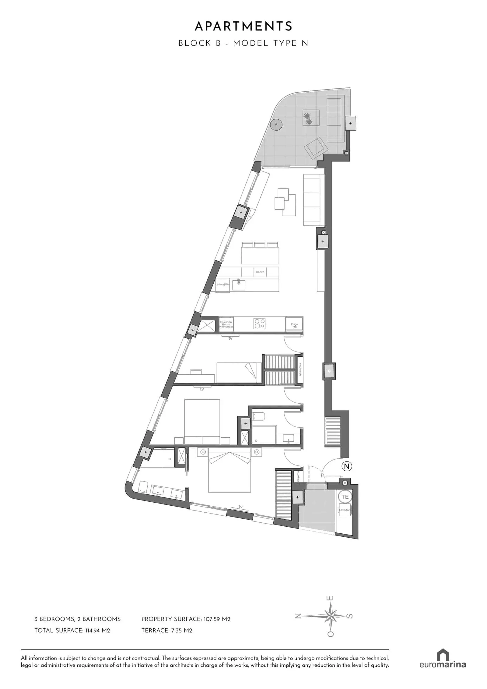 Amara Maris Model N — Apartamento en venta en La Manga del Mar Menor, Costa Blanca — foto 53
