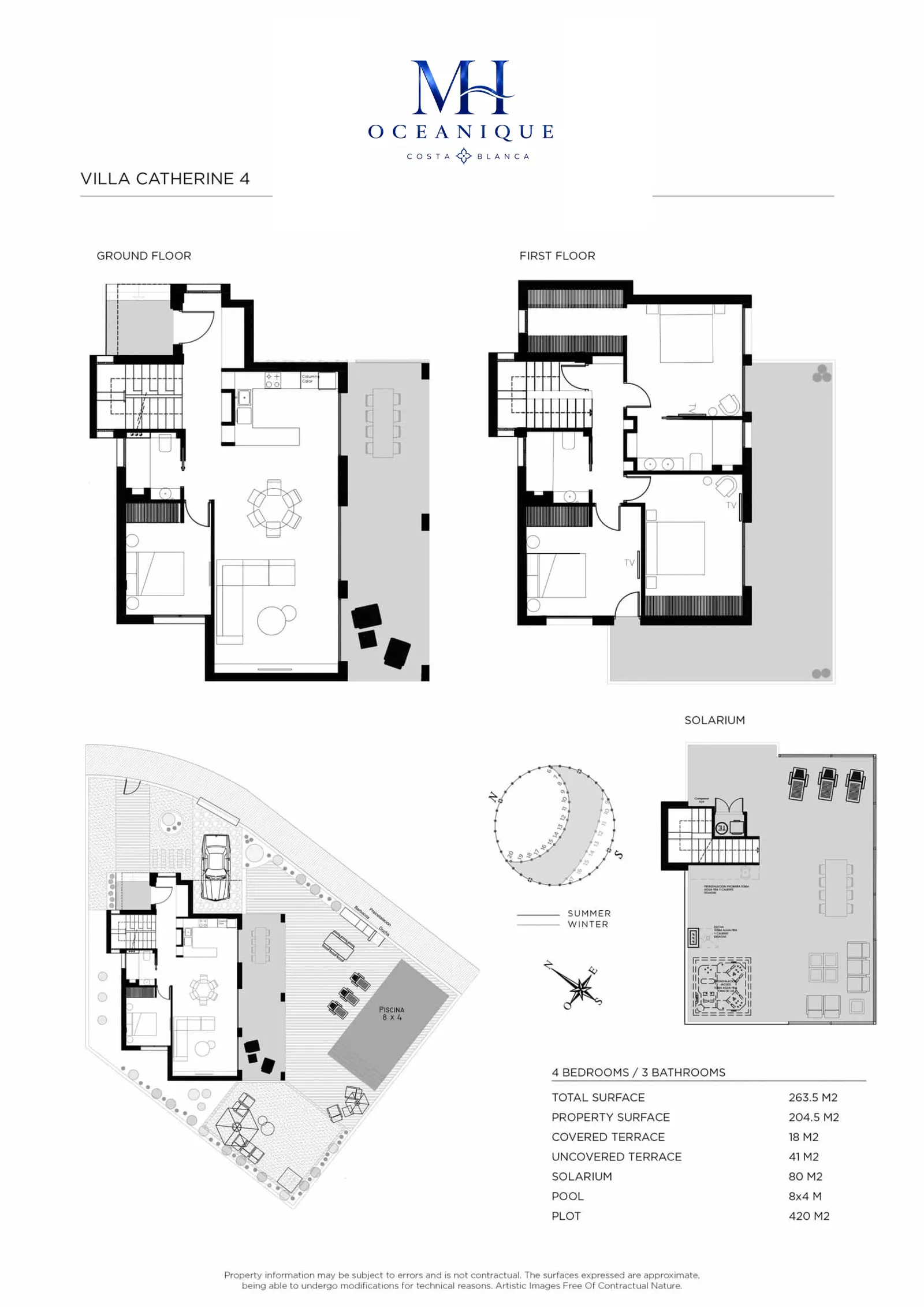 Villa Catherine 4 Planos