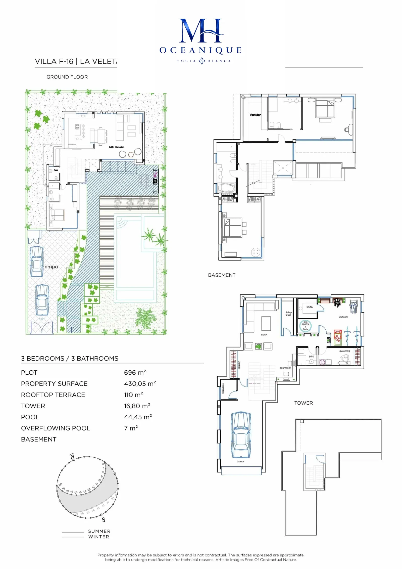 Villa F16 Planos