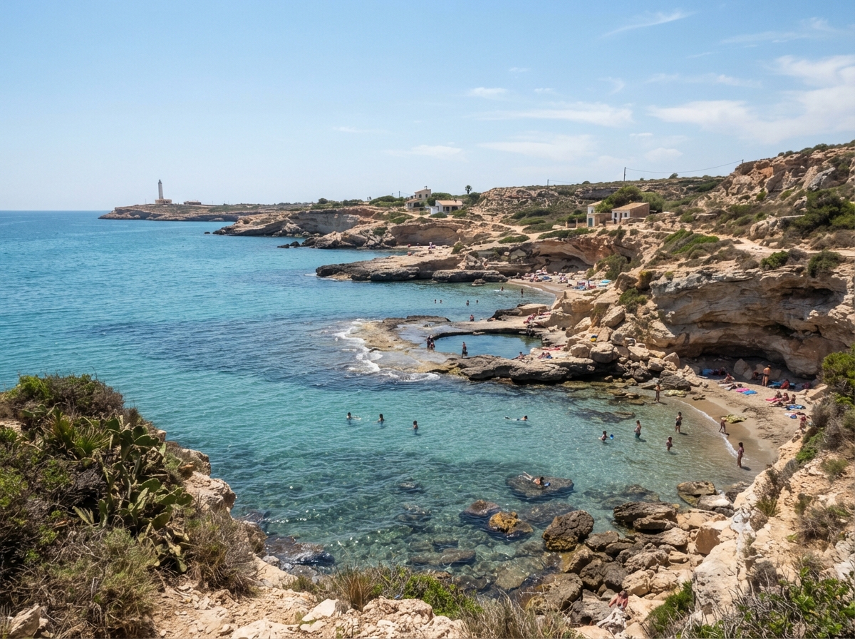 Rocky Pockets Near Cabo de Santa Pola